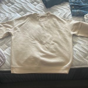 Ali yoga renown crewneck sweatshirt in color bone size small